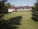 House and front lawn